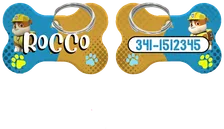 Placas hueso para mascota — Croma Studio