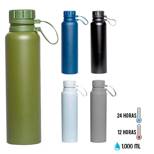Termo Marvel · 1,000 ml personalizado con logotipo